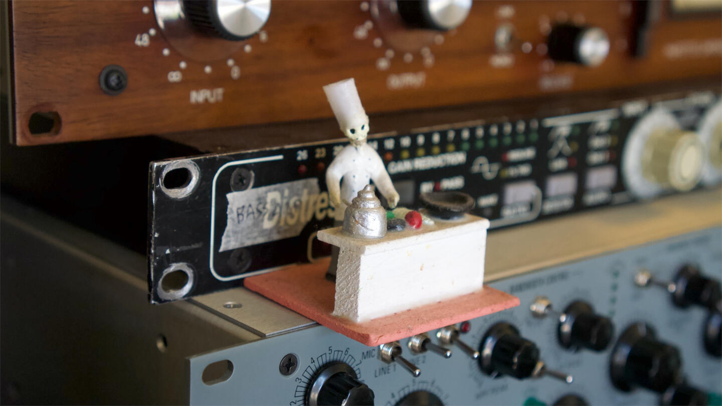 Figure Paint Recordings control room detail